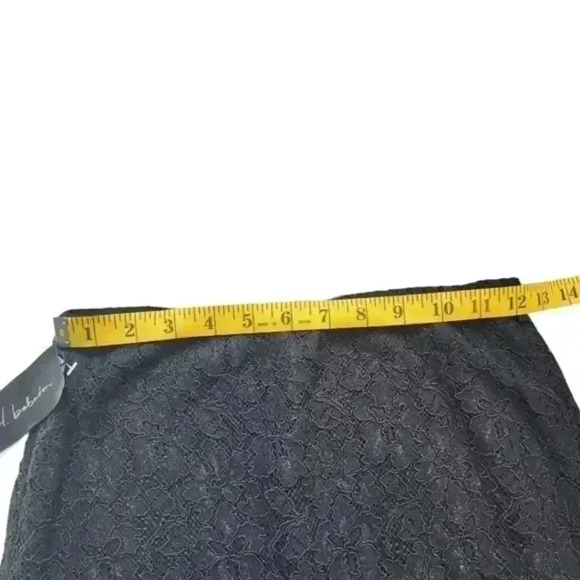Aritzia T. Babaton Jasper Lace Skirt Black New With Tags Feminine Women's size 6 - Picture 7 of 9